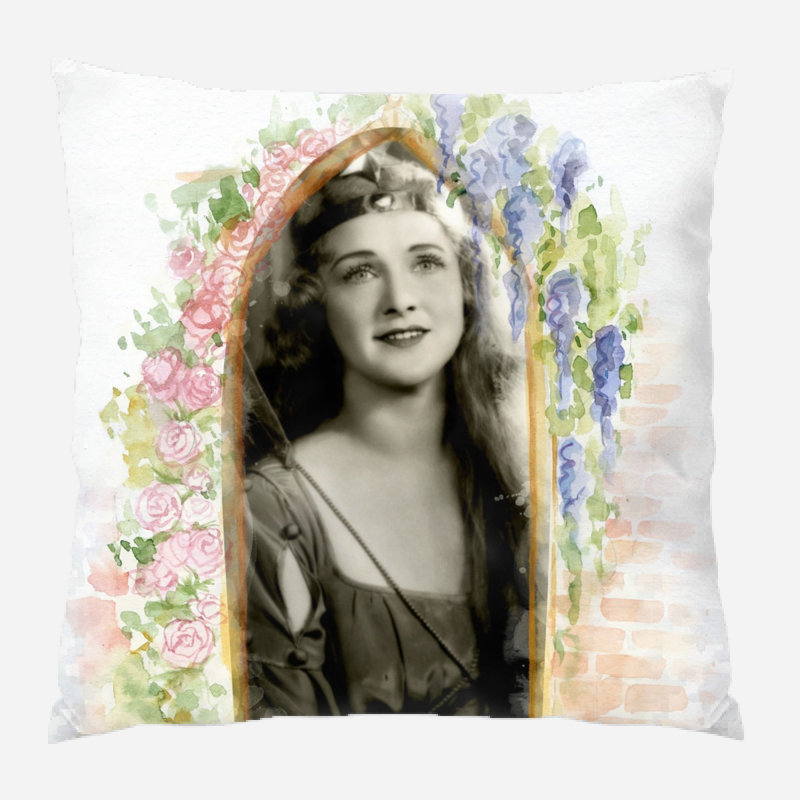Reversible Throw Pillow, Microsuede, Indoor