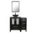 3 combo 36" Single Bathroom Vanity Set with Vessel Sink, Faucet, Drain-64791112