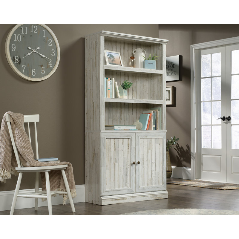 Bibliothèque standard St. Nicholas, (3 tablettes) H 69,76 po x l 35,28 po x P 8,44 po, Blanc cassé