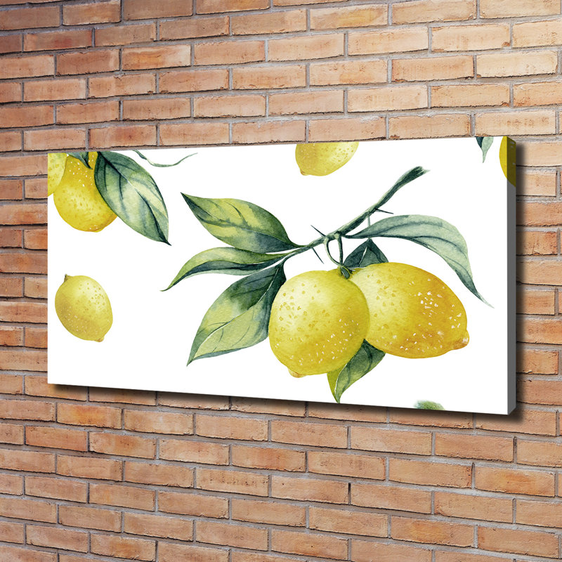 Lemons - Wrapped Canvas Print