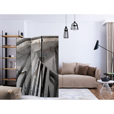 Bruhn 172cm H Solid Wood Folding Room Divider