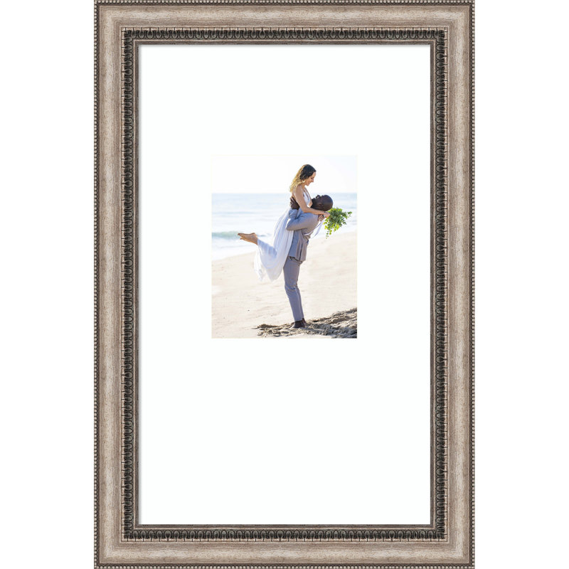Lyla Ornate Silver Picture Frame, 16x26 Matted to 8x10