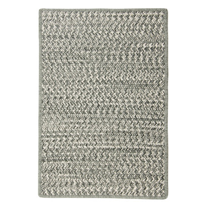 Tapis gris tressé Guntram