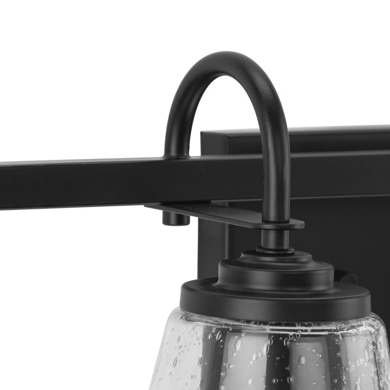 Martenne Dimmable Vanity Light, Matte Black, 4