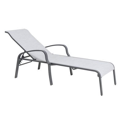 29.13'' Outdoor Metal Chaise Lounge Set