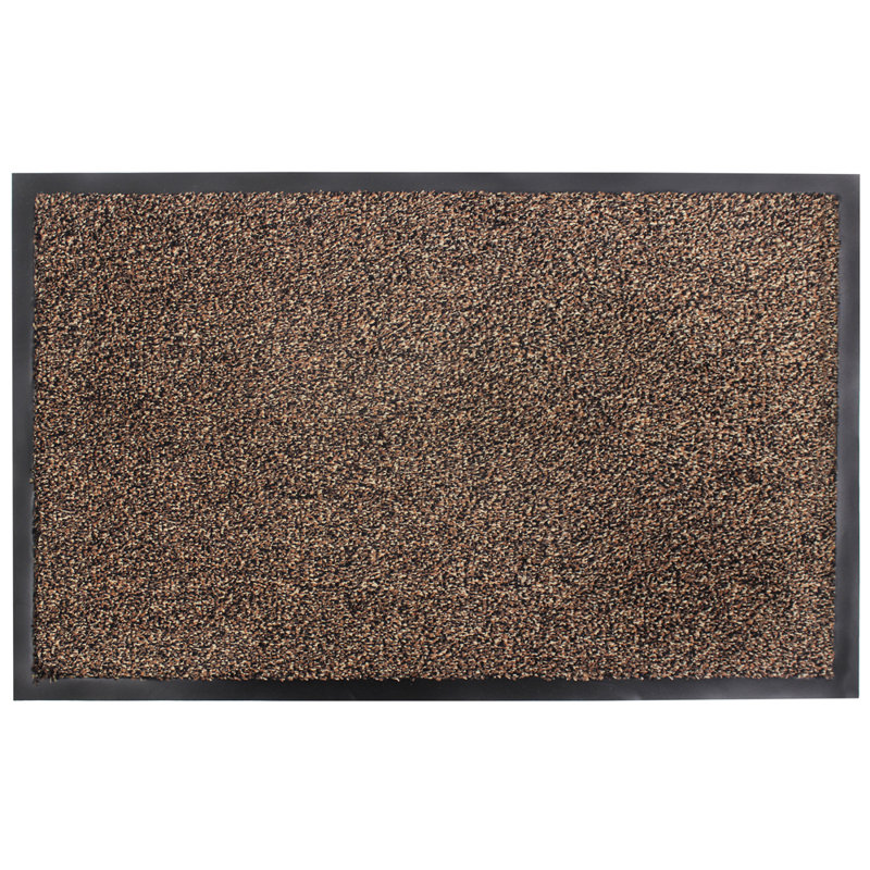 Admiral Non-Slip Doormat, Brown, 0.5cm H x 80cm L x 50cm W