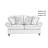 Creative Red Fabric Sofa
