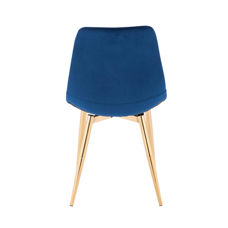 Jackstin Upholstered Dining Chair, Blue