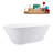 70'' x 31.5'' Freestanding Soaking Acrylic Bathtub-97619582