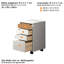 Brugos 32cm Wide 4 -Drawer Mobile File Cabinet-1734440669