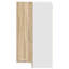 Vidaxl Hanging Cabinet Riga Artisan Oak And White 57 X 57 X 100 Cm-121218065
