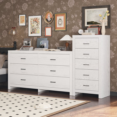 Bedroom Set With Tall Chest And Dresser