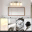 Éclairage pour meuble-lavabo moderne 4 lumières, douille E26 (ampoules non incluses)-305382918-305382939-305382940