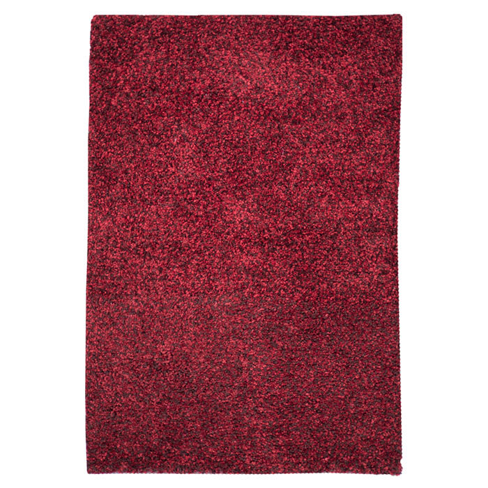 Tapis rouge tissé à la main Caddigan, Rectangle 9 pi 3 po x 13 pi
