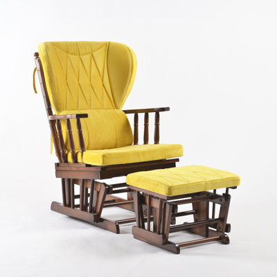 Chaise berçante et repose-pieds Azariyah Konfor