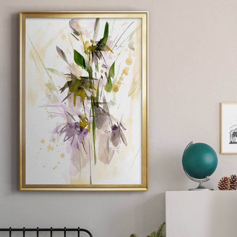 «After Rain I», reproduction encadrée de qualité supérieure - prête à être accrochée, Encadrement doré, L 30,5 po x H 42,5 po