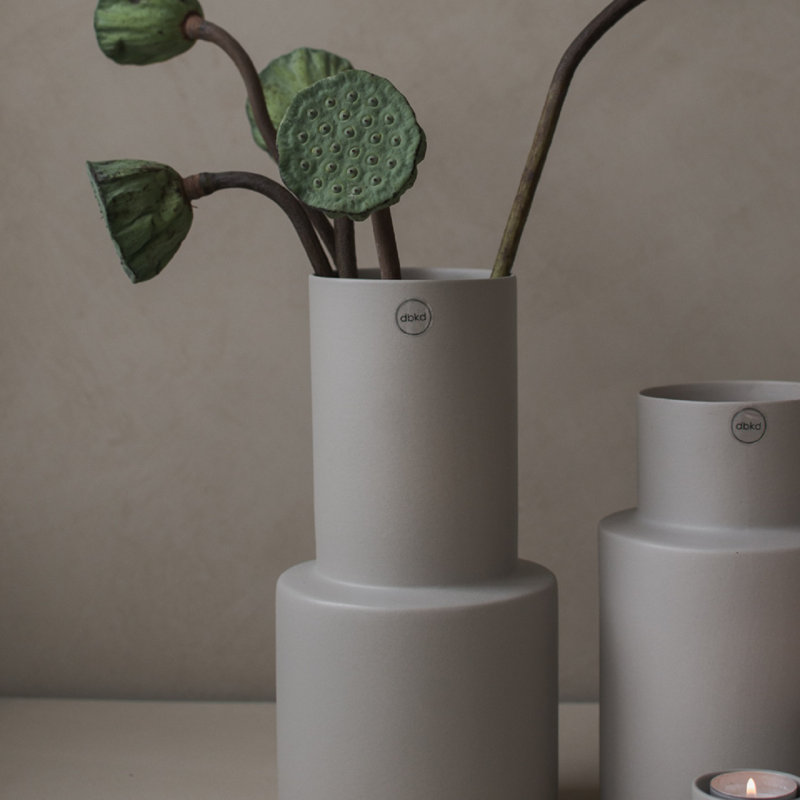Ceramic Table Vase, 11.81" H x 5.51" W x 5.51" D