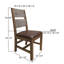 Chaise rembourrée Dodge Lupita