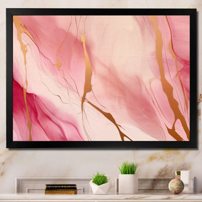 " Pink And Gold Enchanted Spills II "