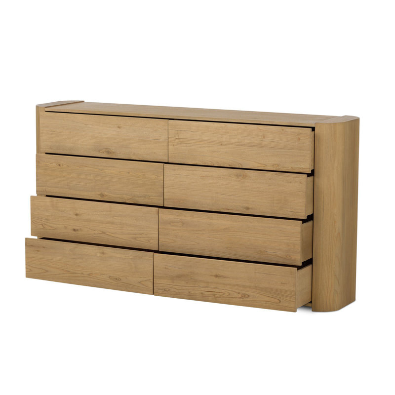 Radius 8 Drawer Dresser-Light Blonde Sungkai Veneer
