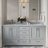 73'' Double Bathroom Vanity with Carrara Marble Top-93572714-93359228