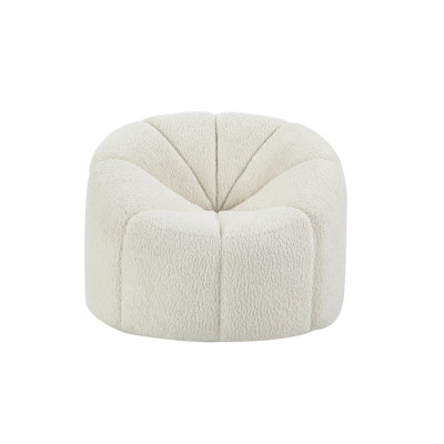 Élégante chaise pivotante blanche pour chambre de dortoir - Rotation à 360 degrés, conception compacte, capacité de 220 lb, largeur de siège de 24 po, profondeur de 22 po, hauteur de 17 po, hauteur de dossier de 18 po avec espace pliable