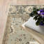 Tapis gris / beige tissé à la machine Caryll-1985494405