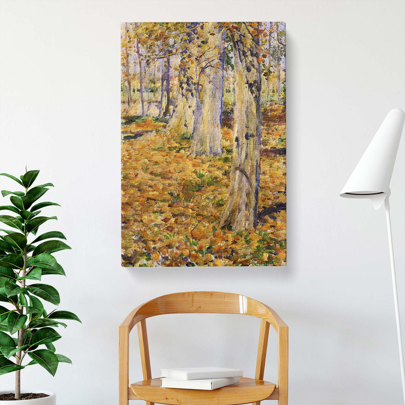 Dead Leaves by Louis Renard - Wrapped Canvas Painting, 50cm H x 35cm W x 3cm D