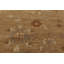 Tapis beige moderne d'inspiration tabriz 4 pi x 5 pi 6 po Modern