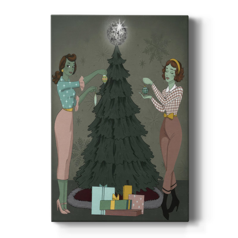 Futur Noël II - galerie Cavas sur mesure, H 18 po x l 12 po