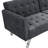 Dark Gray Bed With Construction And Design Grey Lounge Soft Cushioning-1632952085