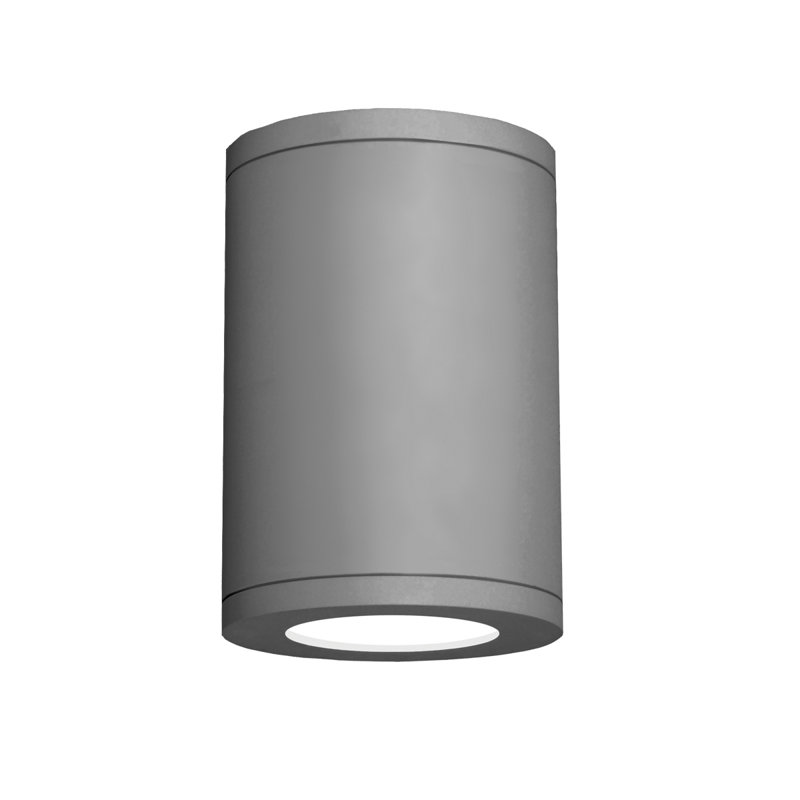 Tube 1 - Light LED Flush Mount, 7.17" H x 5" W, Graphite, 3000K