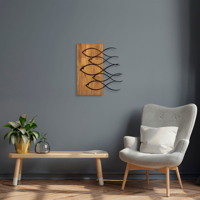 Décoration murale en bois