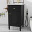 Ensemble de meuble-lavabo de salle de bain élégant de 20 pouces avec tablette flexible et tiroir de rangement inclinable-1866685662