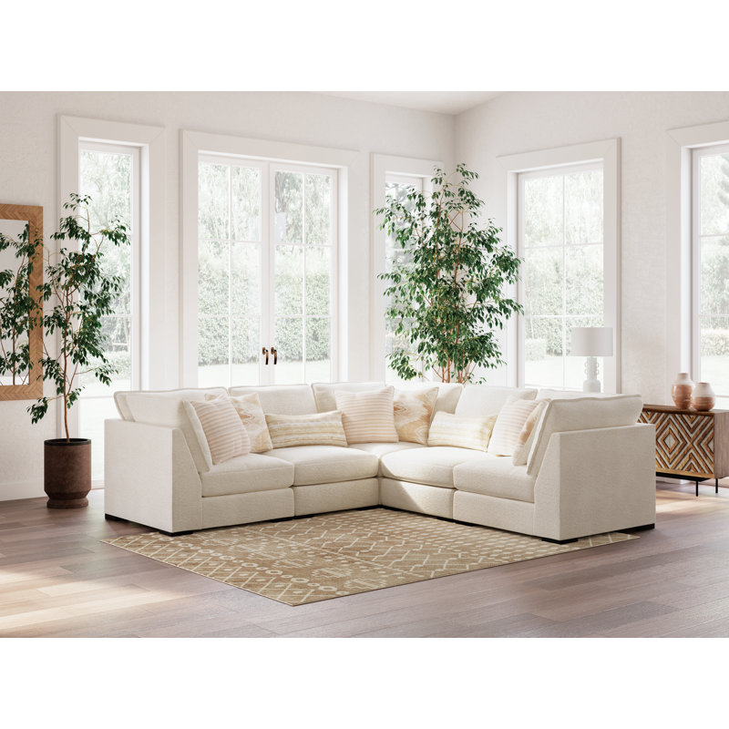 Canapé modulaire Donelson Creek, H 40 po x l 120 po x P 120 po