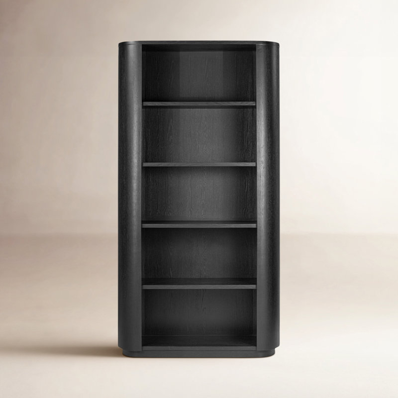 Pilar Bookcase, Charcoal Oak