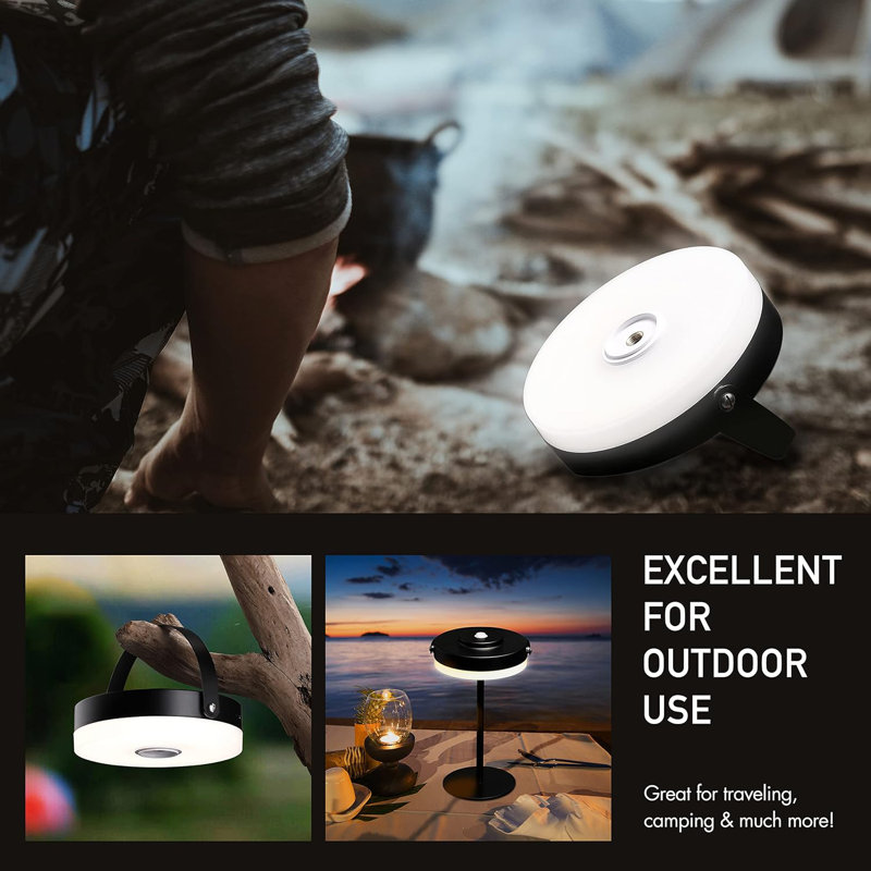 Lampe d'appoint en métal Yoseph, Noir
