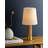 Meadowbrook 14.25" 1-Light Ceramic Rechargeable Table Lamp