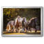 Sunlit Horses III, reproduction d'art sur toile encadrée-1656640098-1656640125