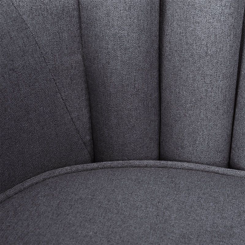 Byrne Upholstered Wingback Chair, Grey