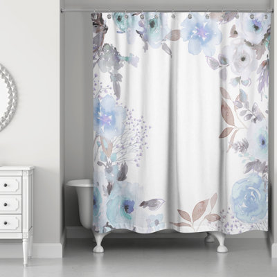 Warrenup Floral Single Shower Curtain