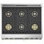 Monogram 36" Professional Range With 6 Burners-12217358-12217356