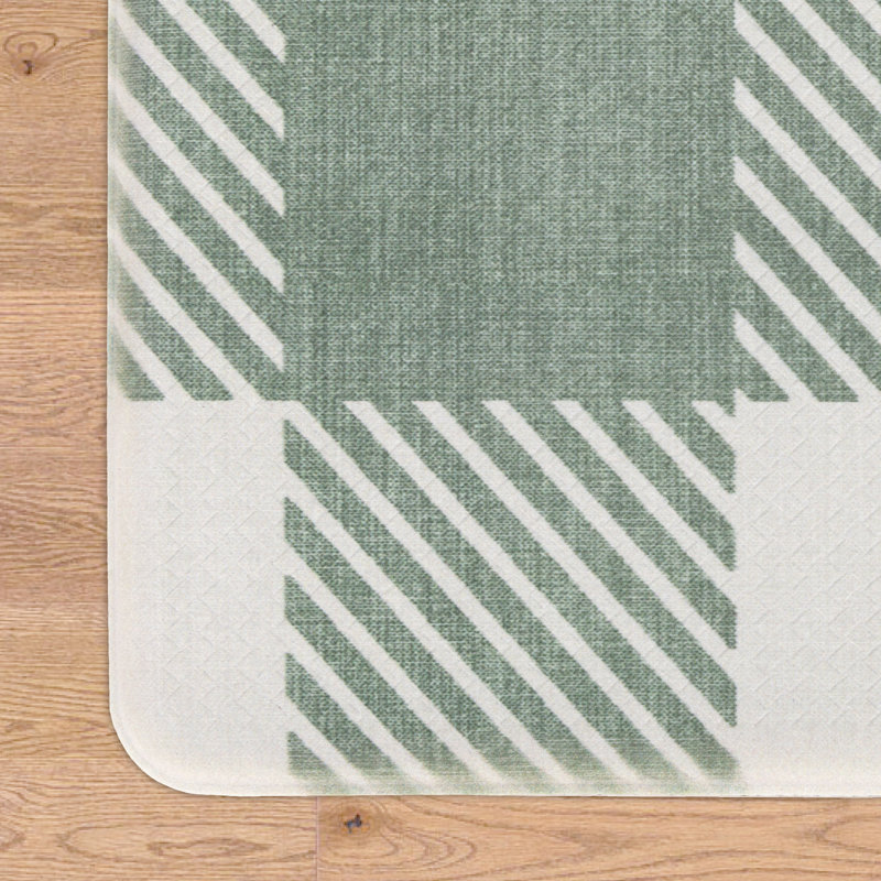 Tapis de cuisine Eddie Bauer, Sauge et multicolore, 17.5" x 32"