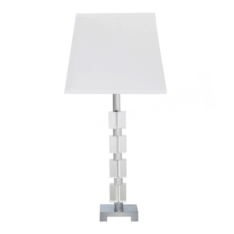 Lampe de table en cristal 25 "Wendi Glam