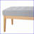 Christopher Knight Home Mid-Century Tufted Bench with Solid Birch Legs | Light Grey | Fabric