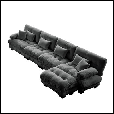 Luxurious Oversized Sectional Sofa for Living Room, Enhancing Comfort and Style
