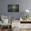  «Aurora Borealis Over Lake Michigan» par Epic Portfolio, art mural en métal, 24 po x 16 po-2017695658