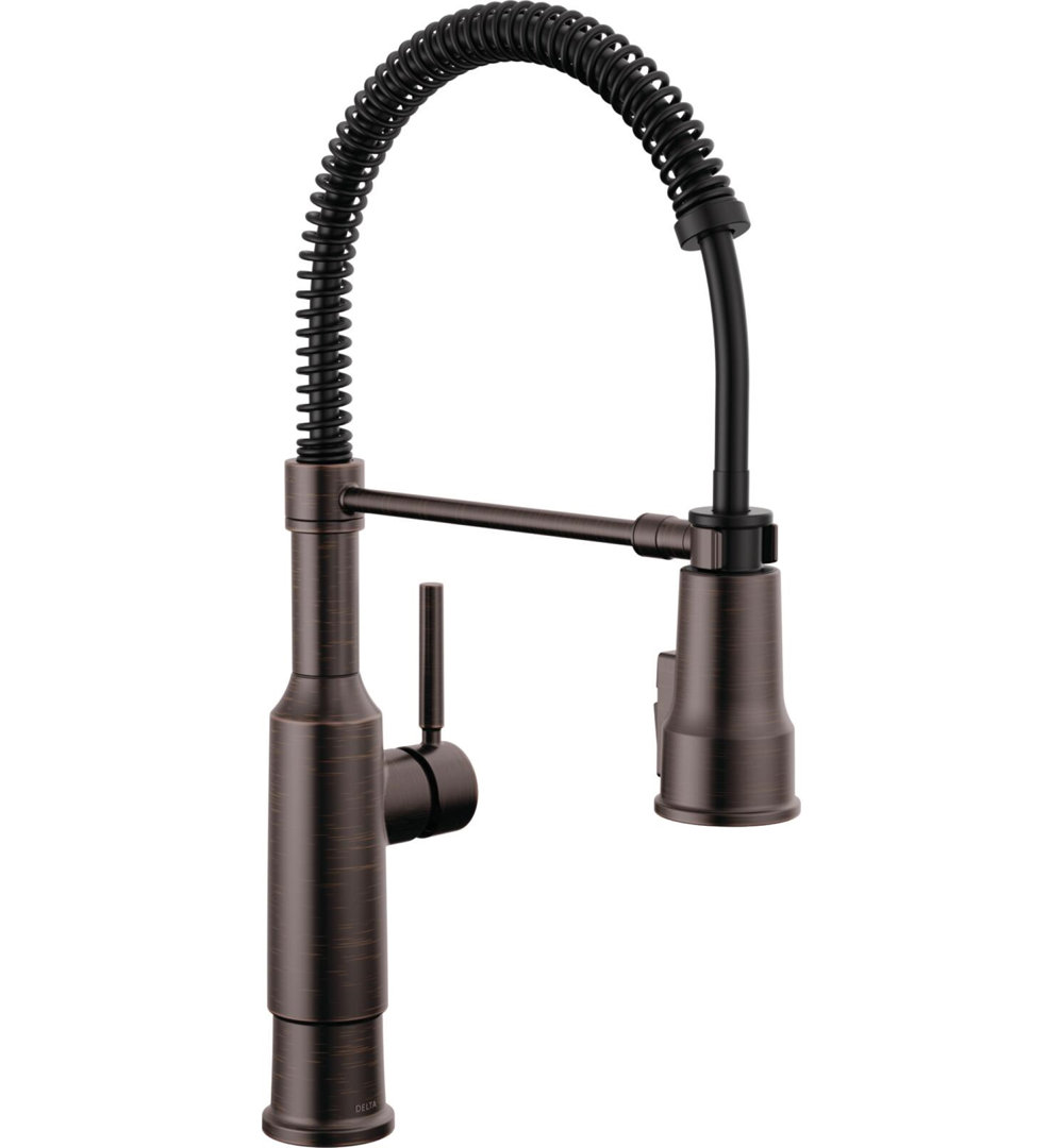 Theodora Pro Commercial Pull Down Sprayer Kitchen Sink Faucet, add ShieldSpray to spray options Delta 