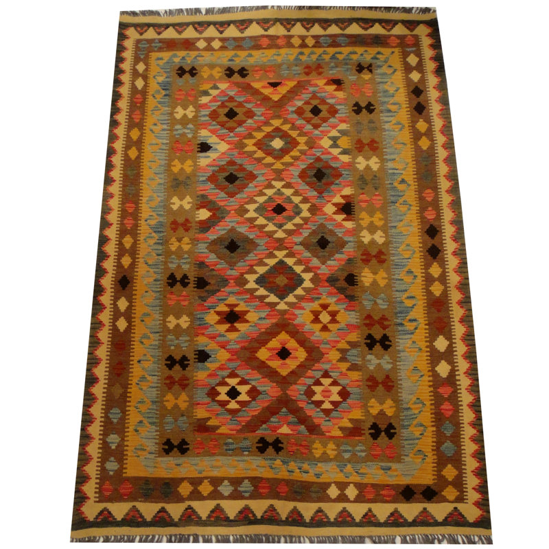 Azpeitia Wool Southwestern Indoor Rug
