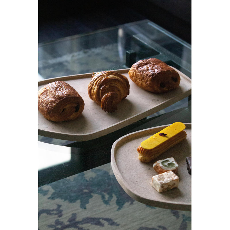 Marble Platter, Cream